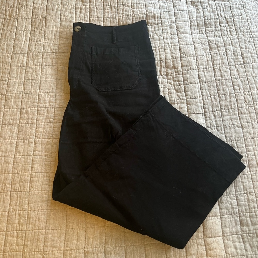 Maeve The Colette Cropped Wide Leg Trouser